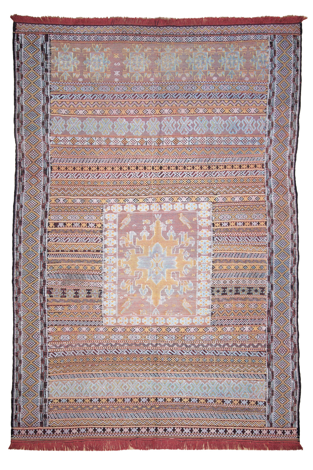 Sunset Harmony Moroccan Kilim Rug
