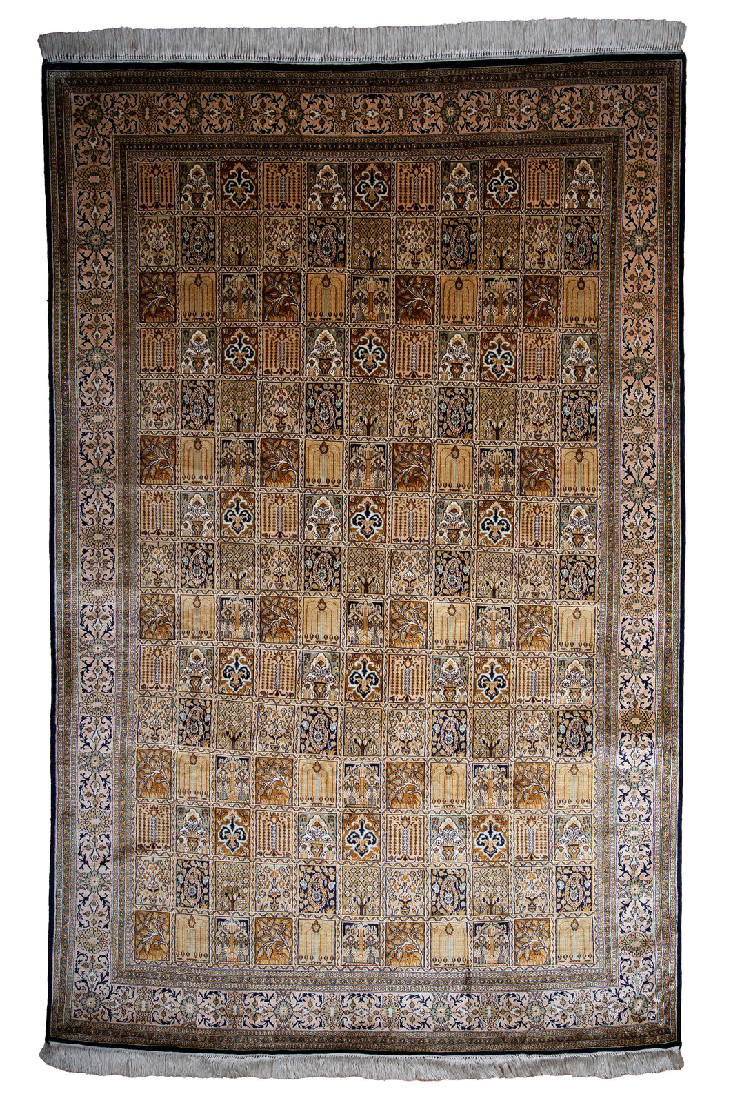Persian Garden Design Silk Masterpiece