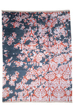 Load image into Gallery viewer, Crimson Baroque Wool &amp; Bamboo Silk Rug
