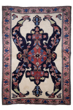 Load image into Gallery viewer, Antique Zenjen Ivory Medallion Rug
