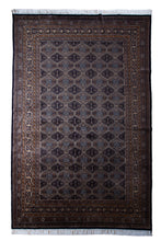 Load image into Gallery viewer, Hexagonal Motif Indo Afghan Rug
