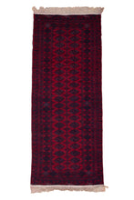 Load image into Gallery viewer, High Knot Old Afghan Turkman Rug
