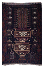 Load image into Gallery viewer, Afghan Heritage Vase Motif Rug
