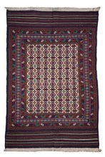 Load image into Gallery viewer, Geometric Tribal Afghan Kilim Rug
