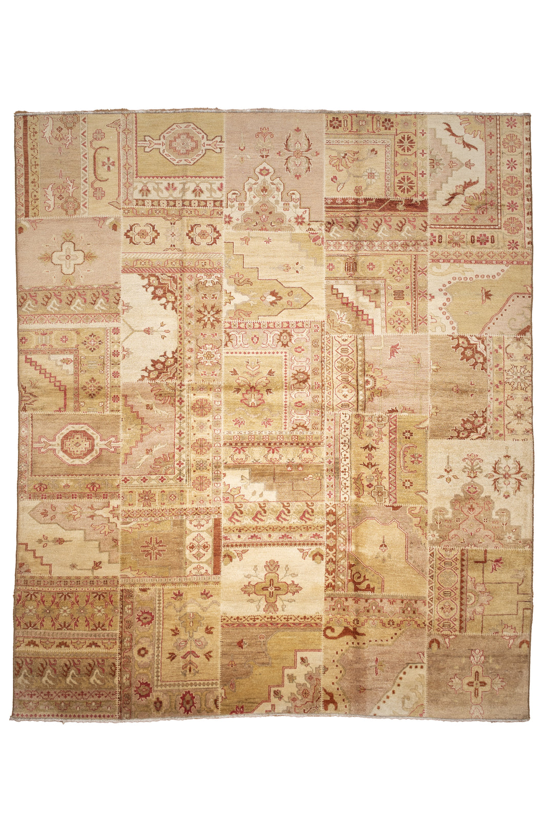 Golden Hour Patchwork Oushak Rug