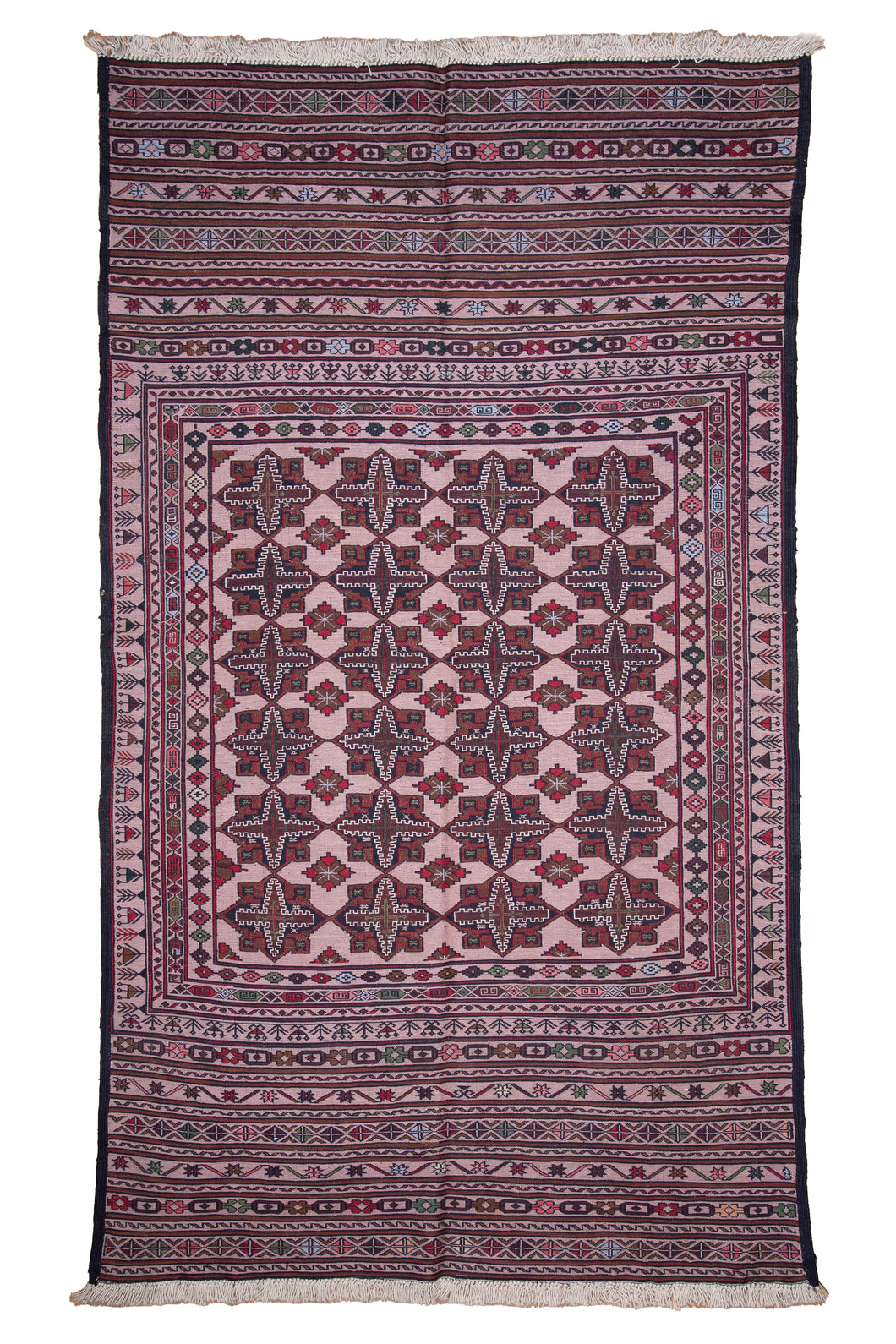 Blush Field Tribal Balochi Rug