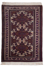 Load image into Gallery viewer, Afghan Geometric Medallion Wool Rug
