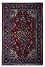 Load image into Gallery viewer, Persian Kashan Qum Floral Elegance
