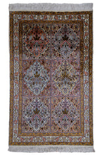 Load image into Gallery viewer, Qum Design Multicolor Kashmir Silk Rug

