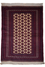 Load image into Gallery viewer, Ivory Gul Turkman Wool Rug
