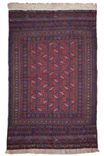 Load image into Gallery viewer, Crimson Field Afghan Maliki Kilim
