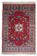 Load image into Gallery viewer, Antique Crimson Kayseri Wool Rug
