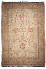 Load image into Gallery viewer, Vintage Afghan Oushak Floral Kilim
