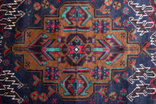 Load image into Gallery viewer, Midnight Bloom Baluchi Tribal Rug
