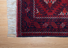 Load image into Gallery viewer, Ruby Geometry – Turkman Wool Rug

