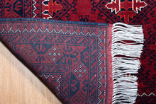 Load image into Gallery viewer, Ruby Geometry – Turkman Wool Rug
