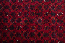 Load image into Gallery viewer, Royal Red Afghan Turkman Wool Rug
