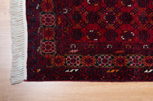 Load image into Gallery viewer, Royal Red Afghan Turkman Wool Rug
