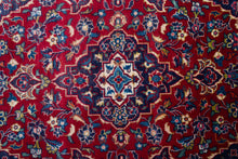 Load image into Gallery viewer, Persian Kashan Crimson Floral Rug
