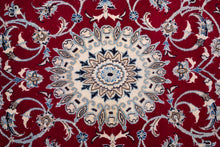 Load image into Gallery viewer, Persian Nain Crimson Medallion Rug

