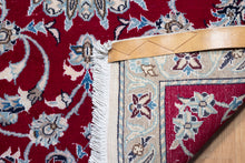 Load image into Gallery viewer, Persian Nain Crimson Medallion Rug
