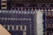Load image into Gallery viewer, Baluchi Wool Rug with Tree Panels
