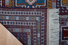 Load image into Gallery viewer, Geometric Patchwork Afghan Wool Rug
