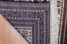 Load image into Gallery viewer, Vintage Afghan Ivory Medallion Rug

