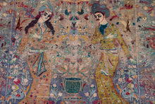 Load image into Gallery viewer, Antique Sistan Baluchi Courtly Scene Rug
