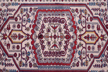 Load image into Gallery viewer, Floral Medallion Afghan Kilim Rug
