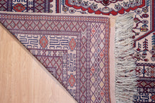Load image into Gallery viewer, Floral Medallion Afghan Kilim Rug
