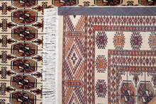 Load image into Gallery viewer, Antique Bokhara-Inspired Indian Wool Rug
