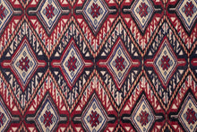 Load image into Gallery viewer, Geometric Red Mashwani Kilim Rug
