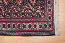 Load image into Gallery viewer, Geometric Red Mashwani Kilim Rug
