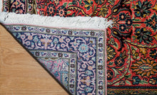 Load image into Gallery viewer, Kashmir Silk Rug – Coral Blossom Garden
