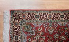 Load image into Gallery viewer, Persimmon Bloom Kashan Silk Carpet
