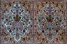 Load image into Gallery viewer, Qum Design Multicolor Kashmir Silk Rug
