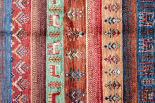 Load image into Gallery viewer, Vibrant Tribal Afghan Zeigler Rug
