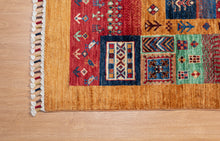 Load image into Gallery viewer, Vibrant Tribal Afghan Zeigler Rug
