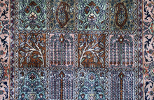 Load image into Gallery viewer, Pastel Garden Panel Silk Kashmiri Rug
