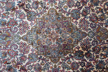 Load image into Gallery viewer, Kashmir Ivory Kashan Silk Carpet
