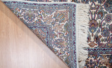 Load image into Gallery viewer, Kashmir Ivory Kashan Silk Carpet
