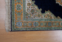 Load image into Gallery viewer, Midnight Garden Silk Rug
