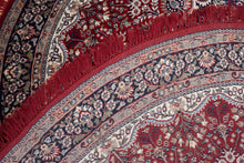 Load image into Gallery viewer, Ornate Round Medallion Wool Rug
