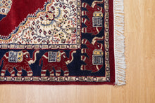 Load image into Gallery viewer, Regal Elephant Motif Wool Rug
