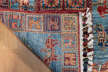 Load image into Gallery viewer, Tribal Horse Motif Afghan Zeigler Rug
