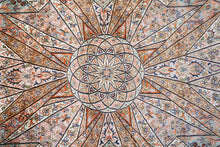 Load image into Gallery viewer, Sunburst Medallion Kashmiri Silk Rug
