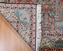 Load image into Gallery viewer, Rosewood Garden Kashmiri Silk Carpet
