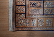 Load image into Gallery viewer, Kashmiri Silk on Silk Garden Rug
