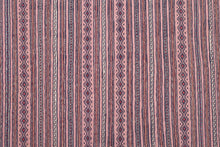 Load image into Gallery viewer, Rosewood Stripes Afghan Soumak Kilim
